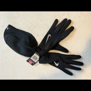 Womens Nike running Hat and Gloves set